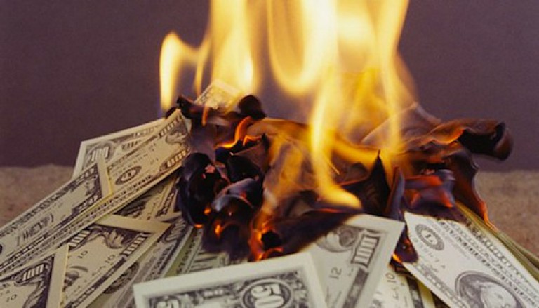 Money burning due to inefficiency in business